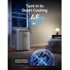 imageDreo Portable Air Conditioners 12000 BTU AC Unit for Bedroom with Drainagefree Cooling 46dB Quiet APPVoiceRemote 24h Timer with Fan ampamp Dehumidifier Smart Standing AC for Room Indoors AC515SSilver