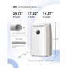 imageDreo Portable Air Conditioners 12000 BTU AC Unit for Bedroom with Drainagefree Cooling 46dB Quiet APPVoiceRemote 24h Timer with Fan ampamp Dehumidifier Smart Standing AC for Room Indoors AC515SStarlight