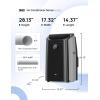 imageDreo Portable Air Conditioners 12000 BTU AC Unit for Bedroom with Drainagefree Cooling 46dB Quiet APPVoiceRemote 24h Timer with Fan ampamp Dehumidifier Smart Standing AC for Room Indoors AC515SBlack