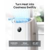 imageDreo Portable Air Conditioners 12000 BTU AC Unit for Bedroom with Drainagefree Cooling 46dB Quiet APPVoiceRemote 24h Timer with Fan ampamp Dehumidifier Smart Standing AC for Room Indoors AC515SStarlight