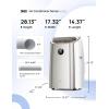 imageDreo Portable Air Conditioners 12000 BTU AC Unit for Bedroom with Drainagefree Cooling 46dB Quiet APPVoiceRemote 24h Timer with Fan ampamp Dehumidifier Smart Standing AC for Room Indoors AC515SGold