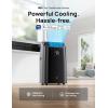 imageDreo Portable Air Conditioners 12000 BTU AC Unit for Bedroom with Drainagefree Cooling 46dB Quiet APPVoiceRemote 24h Timer with Fan ampamp Dehumidifier Smart Standing AC for Room Indoors AC515SBlack