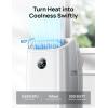 imageDreo Portable Air Conditioners 12000 BTU AC Unit for Bedroom with Drainagefree Cooling 46dB Quiet APPVoiceRemote 24h Timer with Fan ampamp Dehumidifier Smart Standing AC for Room Indoors AC515SWhite