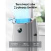 imageDreo Portable Air Conditioners 12000 BTU AC Unit for Bedroom with Drainagefree Cooling 46dB Quiet APPVoiceRemote 24h Timer with Fan ampamp Dehumidifier Smart Standing AC for Room Indoors AC515SGray