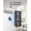 imageDreo Portable Air Conditioners 12000 BTU ASHRAE 8000 BTU DOE Smart AC Unit for Room with Drainagefree Cooling APPVoiceRemote Fan ampamp Dehumidifier Quiet Standing AC for Bedroom AC515S NewWhite