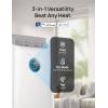 imageDreo Portable Air Conditioners 12000 BTU ASHRAE 8000 BTU DOE Smart AC Unit for Room with Drainagefree Cooling APPVoiceRemote Fan ampamp Dehumidifier Quiet Standing AC for Bedroom AC515S NewWhite