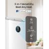 imageDreo Portable Air Conditioners 8000 BTU ASHRAE 5000 BTU DOE Smart AC Unit for Bedroom with Drainagefree Cooling 45dB Quiet APPVoiceRemote Portable AC for Room Indoors AC318SWhite