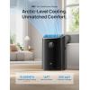 imageDreo Portable Air Conditioners 8000 BTU ASHRAE 5000 BTU DOE Smart AC Unit for Bedroom with Drainagefree Cooling 45dB Quiet APPVoiceRemote Portable AC for Room Indoors AC318SBlack