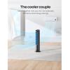 imageDreo Portable Air Conditioners Fan 40 Standing Fans that Blow Cold Air Portable AC80 Oscillating Evaporative Air CoolerRemovable Water Tank Ice Packs Remote Control 4 Speeds 7H Timer BlackBlack