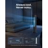 imageDreo Portable Air Conditioners Fan 40 Standing Fans that Blow Cold Air Portable AC80 Oscillating Evaporative Air CoolerRemovable Water Tank Ice Packs Remote Control 4 Speeds 7H Timer BlackBlack