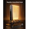 imageDreo Radiator Heater 8 Safety Protection Oil Filled Radiator Heater for Indoor Use 1500W Electric Heaters for Large Room 8 Fins with Remote 4 Modes Digital Thermostat 24H Timer QuietSpace Gray