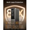 imageDreo Radiator Heater Dual Knobs 8 Safety Protection 1500W Electric Space Heaters for Indoor Use Large Room Energy Saving Quiet Oil Filled Radiator for Bedroom Adjustable ThermostatGray