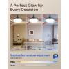 imageDreo Smart Ceiling Fans with Lights 42 Inch Black Ceiling Fan 12 Speeds ampamp 3 Fan Modes Stepless Color Tones Dimmable LED Light 112H Timer Quiet DC Motor RemoteAPPAlexaWall Switch ControlBlack
