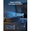 imageDreo Smart Fan for Bedroom 120105 Omnidirectional Oscillating Standing Fans with Remote 100ft Quiet Floor Fan for Room WiFiVoiceAlexa 6 Modes 8 Speeds 3743 Height 12H Timer DC MotorWhite