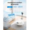 imageDreo Smart Fan for Bedroom 120105 Omnidirectional Oscillating Standing Fans with Remote 100ft Quiet Floor Fan for Room WiFiVoiceAlexa 6 Modes 8 Speeds 3743 Height 12H Timer DC MotorGrey