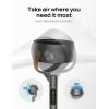 imageDreo Smart Fan for Bedroom 120105 Omnidirectional Oscillating Standing Fans with Remote 100ft Quiet Floor Fan for Room WiFiVoiceAlexa 6 Modes 8 Speeds 3743 Height 12H Timer DC MotorGrey