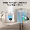 imageDreo Smart Humidifiers for Bedroom 6L Top Fill Supersized Cool Mist Humidifier for Large Room 60 Hour Runtime Quiet Ultrasonic Humidifier for Plants Baby Indoor Home Night Light BlackWhite