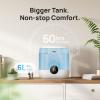 imageDreo Smart Humidifiers for Bedroom 6L Top Fill Supersized Cool Mist Humidifier for Large Room 60 Hour Runtime Quiet Ultrasonic Humidifier for Plants Baby Indoor Home Night Light BlackBlue
