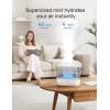 imageDreo Smart Humidifiers for Bedroom Top Fill 4L Supersized Humidifier Large Room with 28 dB 36H Runtime TouchAPPVoice Control Nightlight Cool Mist Humidifiers for Baby Plants Indoor BlackGray
