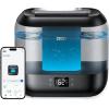 imageDreo Smart Humidifiers for Bedroom Top Fill 4L Supersized Humidifier Large Room with 28 dB 36H Runtime TouchAPPVoice Control Nightlight Cool Mist Humidifiers for Baby Plants Indoor BlackBlack