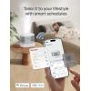 imageDreo Smart Humidifiers for Bedroom Top Fill 4L Supersized Humidifier Large Room with 28 dB 36H Runtime TouchAPPVoice Control Nightlight Cool Mist Humidifiers for Baby Plants Indoor BlackGray