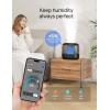 imageDreo Smart Humidifiers for Bedroom Top Fill 4L Supersized Humidifier Large Room with 28 dB 36H Runtime TouchAPPVoice Control Nightlight Cool Mist Humidifiers for Baby Plants Indoor Blackebony
