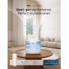 imageDreo Smart Humidifiers for Bedroom Top Fill 4L Supersized Humidifier Large Room with 28 dB 36H Runtime TouchAPPVoice Control Nightlight Cool Mist Humidifiers for Baby Plants Indoor BlackBlue