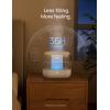 imageDreo Smart Humidifiers for Bedroom Top Fill 4L Supersized Humidifier Large Room with 28 dB 36H Runtime TouchAPPVoice Control Nightlight Cool Mist Humidifiers for Baby Plants Indoor BlackWhite