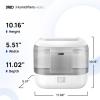 imageDreo Smart Humidifiers for Bedroom Top Fill 4L Supersized Humidifier Large Room with 28 dB 36H Runtime TouchAPPVoice Control Nightlight Cool Mist Humidifiers for Baby Plants Indoor BlackGray