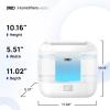 imageDreo Smart Humidifiers for Bedroom Top Fill 4L Supersized Humidifier Large Room with 28 dB 36H Runtime TouchAPPVoice Control Nightlight Cool Mist Humidifiers for Baby Plants Indoor BlackWhite
