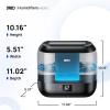 imageDreo Smart Humidifiers for Bedroom Top Fill 4L Supersized Humidifier Large Room with 28 dB 36H Runtime TouchAPPVoice Control Nightlight Cool Mist Humidifiers for Baby Plants Indoor BlackBlack