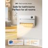 imageDreo Smart Wall Heater Electric Space Heater for Bedroom 1500W 120 Vertical Oscillation Adjustable Thermostat Remote Control 24H Timer EasyMount Heater for Indoor Use Works with Alexa WH719SWhite