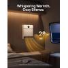 imageDreo Smart Wall Heater IP24 Electric PTC Space Heaters for Indoor Use 30 Oscillation Adjustable Thermostat Remote Control Works with Alexa 24H Timer Easymounted for Bedroom Office HomeWhite
