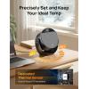 imageDreo Space Heater 1500W 60 Adjustable Tilt 105fts Portable Electric Heaters for Indoor Use with Thermostat 8 Safety Protections 3 Modes Remote Quiet Desk Heater for Bedroom Office BlackBlack