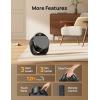 imageDreo Space Heater 1500W 60 Adjustable Tilt 105fts Portable Electric Heaters for Indoor Use with Thermostat 8 Safety Protections 3 Modes Remote Quiet Desk Heater for Bedroom Office BlackBlack