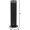 imageDreo Space Heater Indoor 25quot 115fts Fast Portable Room Heater with Remote and Thermostat 3 Modes Overheating ampamp TipOver Protection Electric Heaters for Indoor Use Large Room Bedroom GoldSilver