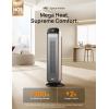 imageDreo Space Heater Indoor 25quot 115fts Fast Portable Room Heater with Remote and Thermostat 3 Modes Overheating ampamp TipOver Protection Electric Heaters for Indoor Use Large Room Bedroom GoldGold