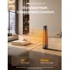 imageDreo Space Heater Large Room 30quot Electric Heaters with Remote 120 Oscillation Adjustable Thermostat 5 Heat ampamp 3 Fan levels 8 Safety Protections 25dB Quiet 112H Timer Heater for Office BlackGold
