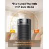 imageDreo Space Heater for Large Room 23 Inch Electric Heaters for Indoor Use 8 Safe Protection Tower 70 Oscillation PTC Ceramic with Thermostat and Remote Quiet 12H Timer Bedroom OfficeBlack