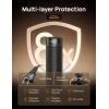 imageDreo Space Heater for Large Room 23 Inch Electric Heaters for Indoor Use 8 Safe Protection Tower 70 Oscillation PTC Ceramic with Thermostat and Remote Quiet 12H Timer Bedroom OfficeBlack