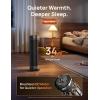 imageDreo Space Heater for Large Room 23 Inch Electric Heaters for Indoor Use 8 Safe Protection Tower 70 Oscillation PTC Ceramic with Thermostat and Remote Quiet 12H Timer Bedroom OfficeBlack