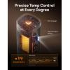 imageDreo Space Heaters for Indoor Use 1500W Fast Heating Portable Heaters with Remote Large PTC Ceramic Electric for Bedroom 12H Timer 70 Oscillation Overheat Protection Safety Heat for Home OfficeGold