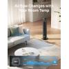 imageDreo Tower Fan for Bedroom 25fts Smart Standing Fans 90 Oscillating Floor Fan with 4 Modes 4 Speeds 8H Timer 28dB Bladeless Remote 28 dB Works with WiFi Voice ControlBlack