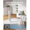 imageDreo Tower Fan for Bedroom 25fts Velocity Quiet Floor Fan 90 Oscillating Fans for Indoors with 4 Speeds 4 Modes 8H Timer Standing Fans Bladeless Fan Black Nomad One DRHTF007White