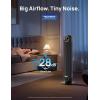 imageDreo Tower Fan for Bedroom 25fts Velocity Quiet Floor Fan 90 Oscillating Fans for Indoors with 4 Speeds 4 Modes 8H Timer Standing Fans Bladeless Fan Black Nomad One DRHTF007Black