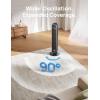 imageDreo Tower Fan for Bedroom 25fts Velocity Quiet Floor Fan 90 Oscillating Fans for Indoors with 4 Speeds 4 Modes 8H Timer Standing Fans Bladeless Fan Black Nomad One DRHTF007Black