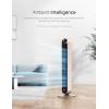 imageDreo Tower Fan for Bedroom 42 Inch 120 Oscillating Fan 25dB Quiet DC Motor 28fts Velocity Bladeless Standing Fan with 12 Speeds 4 Modes 12H Timer Cooling Fans for Home Living Room Pilot Max SStarlight