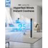 imageDreo Tower Fan for Bedroom 43quot Cooling Fans That Blow Cold Air 2025 Upgraded Evaporative Air Cooler Quiet 85 Oscillating Floor Fan Easy Cleaning APP Control 4 Modes ampamp 4 Speeds 12H Timer BlackWhite