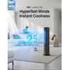 imageDreo Tower Fan for Bedroom 43quot Cooling Fans That Blow Cold Air 2025 Upgraded Evaporative Air Cooler Quiet 85 Oscillating Floor Fan Easy Cleaning APP Control 4 Modes ampamp 4 Speeds 12H Timer BlackBlack