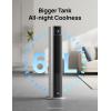 imageDreo Tower Fan for Bedroom 43quot Cooling Fans That Blow Cold Air 2025 Upgraded Evaporative Air Cooler Quiet 85 Oscillating Floor Fan Easy Cleaning APP Control 4 Modes ampamp 4 Speeds 12H Timer BlackSilver